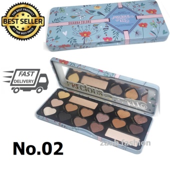 SIVANNA COLORS PRECIOUS KIT (No.2) พาเลท อายแชโดว์ ไฮไลท์ SOFT & SEXY EYESHADOW COLLECTION ชุดเซ็ทเครื่องสำอางค์ พาเลทอายแชร์โดว์ 14 เฉดสี มาพร้อม ไฮไลท์ 2 เฉดสี SIVANNA COLORS PRECIOUS KIT (No.2) พาเลท อายแชโดว์ ไฮไลท์ SOFT & SEXY EYESHADOW COLLECTION ชุดเซ็ทเครื่องสำอางค์ พาเลทอายแชร์โดว์ 14 เฉดสี มาพร้อม ไฮไลท์ 2 เฉดสี