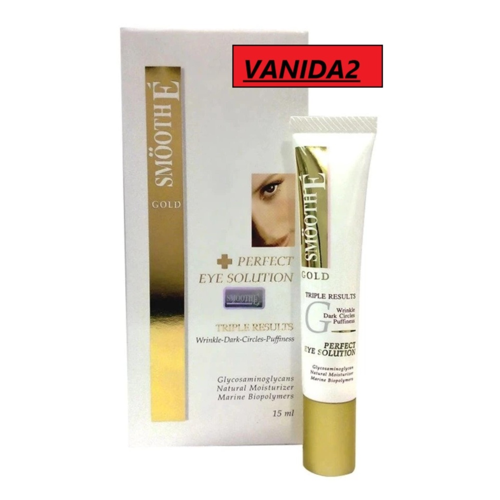 Smooth E Gold Perfect Eye Solution 15 ml ริ้วรอยรอบดวงตา รอบด่างดำ หมองคล้ำ ถุงใต้ตา : image Smooth E Gold Perfect Eye Solution 15 ml ริ้วรอยรอบดวงตา รอบด่างดำ หมองคล้ำ ถุงใต้ตา