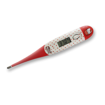 SOS Plus Clinical Digital Thermometer Hello Kitty เอสโอเอส พลัส เทอร์โมมิเตอร์ รุ่น HKT01 (สีแดง)