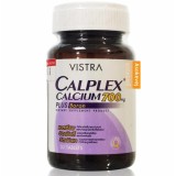 Vistra Calplex Calcium 700มก. เสริมความแข็งแรงของกระดูก 30 เม็ด (1ขวด) 