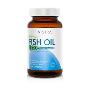 VISTRA Salmon Fish Oil (100 Tablets) วิสทร้า น้ำมันปลาแซลมอน VISTRA Salmon Fish Oil (100 Tablets) วิสทร้า น้ำมันปลาแซลมอน