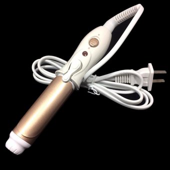 2560 ที่ม้วนผม แปรงม้วนผมไฟฟ้า เครื่องดัดม้วนผมเซรามิค รุ่น XD-168 - น้ำตาล