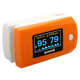 Yuwell เครื่องวัดออกซิเจนปลายนิ้ว รุ่น YX300 Fingertip Pulse Oximeter (สีส้ม)