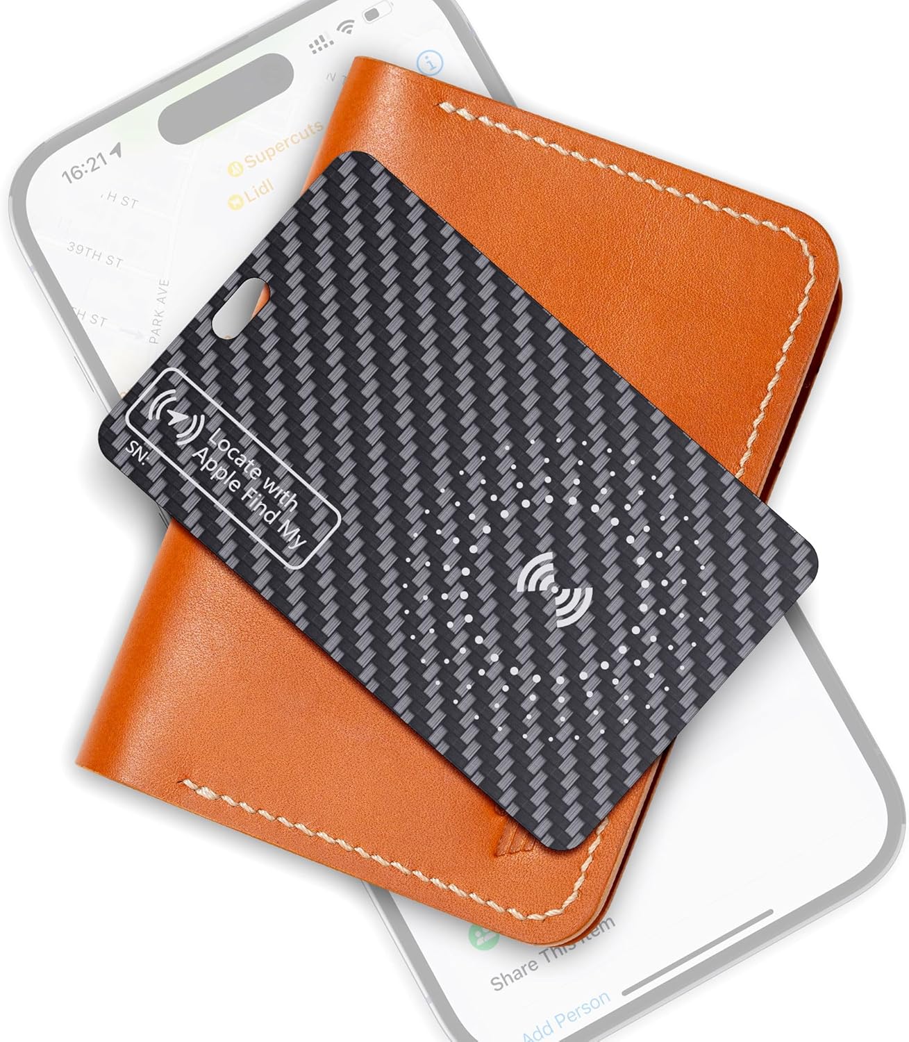 สำหรับ [Apple MFi Certified] Air-Tag (เฉพาะ iOS) เครื่องติดตามบลูทูธพร้อม Apple Find My, กระเป๋าสตางค์สมาร์ทการ์ด iPhone, เครื่องติดตาม GPS, สำหรับกระเป๋า Air Tag, การชาร์จไร้สาย, เครื่องค้นหาสิ่งของ, สำหรับพาสปอร์ต ราคา 745 บาท*ส่งฟรี