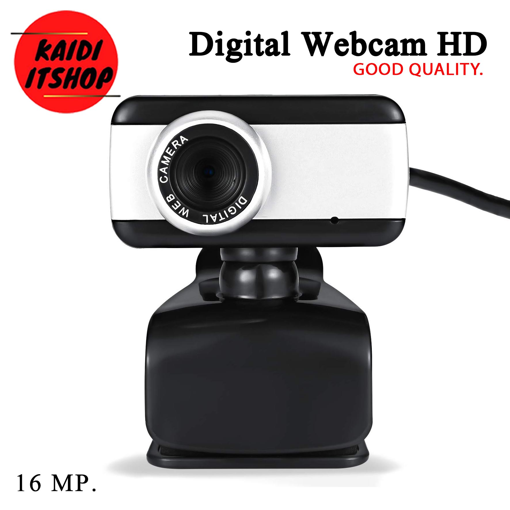 กล้องเว็บแคม Digital Webcam HD Camera ความละเอียด 16 (รับประกัน เดือน)