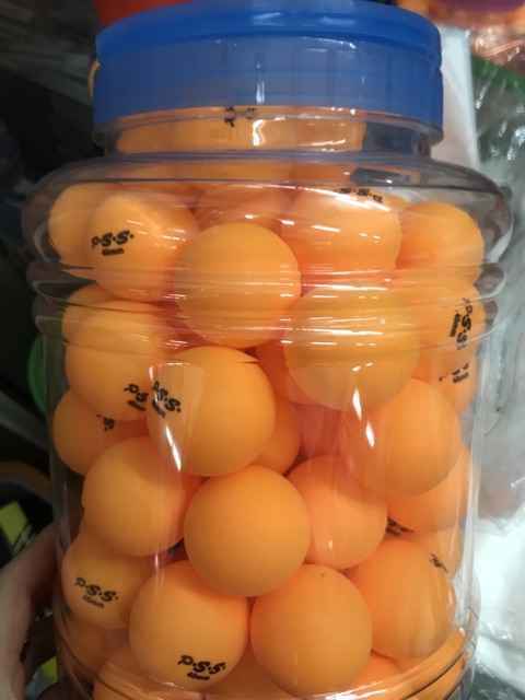 ภาพประกอบของ ลูกปิงปอง ซ้อม หรือทำกิจกรรม 72 ลูก (สีส้ม,สีขาว) Table Tennis Balls