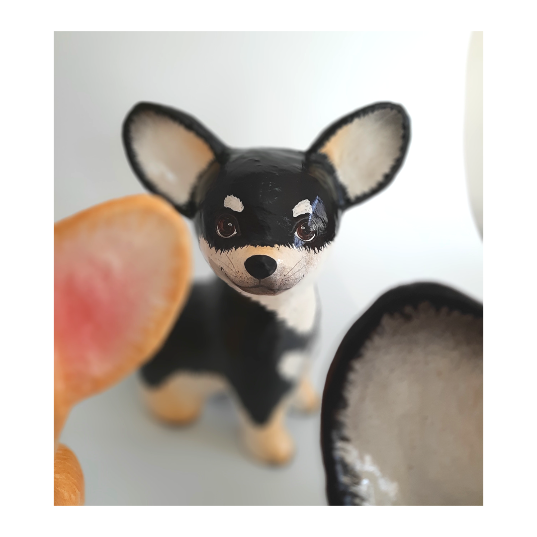 Decopatch 3D Paper Mache Chihuahua - by Crocodile Creations