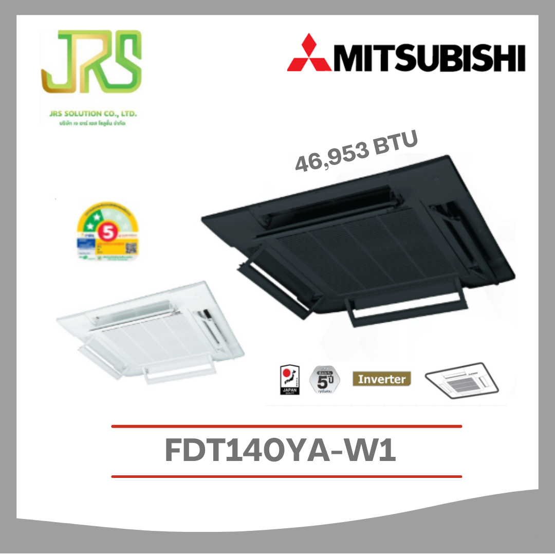 Mitsubishi Heavy Duty Ceiling-Mounted Air Conditioner Fdt140Ya-W1 46953 Btu