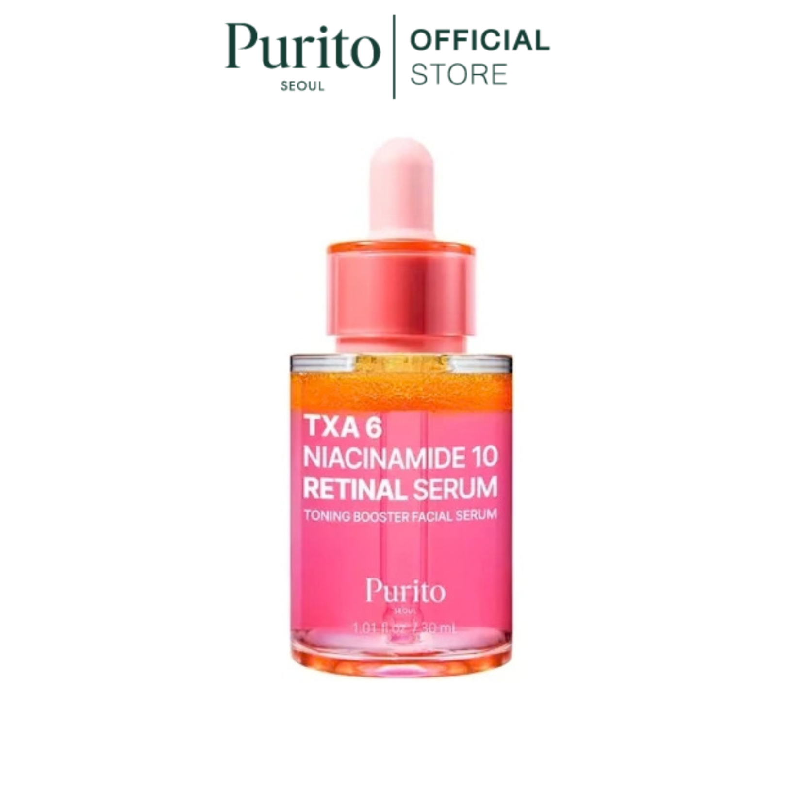 Purito Seoul Txa Niacinamide 10 Retinal Serum 30 Ml. Txa Niacinamide 10 Retinol Serum ราคา 841 บาท*ส่งฟรี