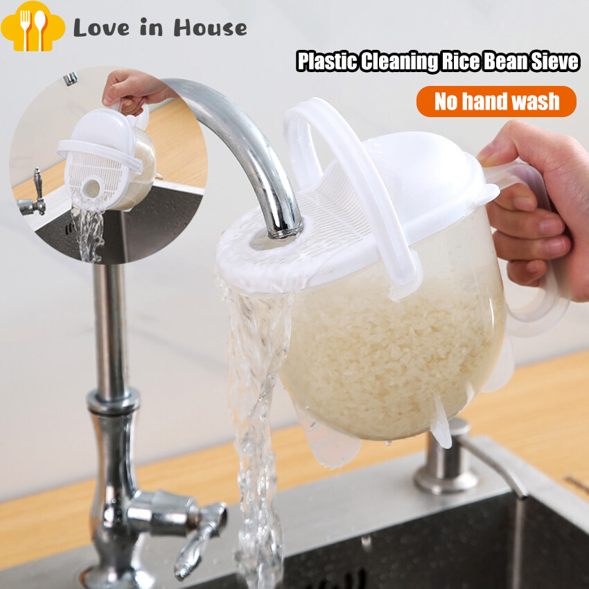 1 pc Convenient Kitchen Plastic Cleaning Quick Wash The Rice Device Washing Rice Of Multifunctional Washer Rice Washing ราคา 106 บาท*ส่งฟรี
