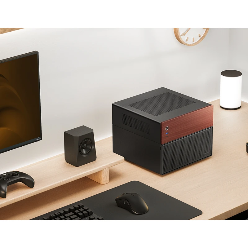 Jonsbo N4 Black Case Itx M-Atx Supports Hard Drives, Nas Servers. ราคา 3,680 บาท*ส่งฟรี