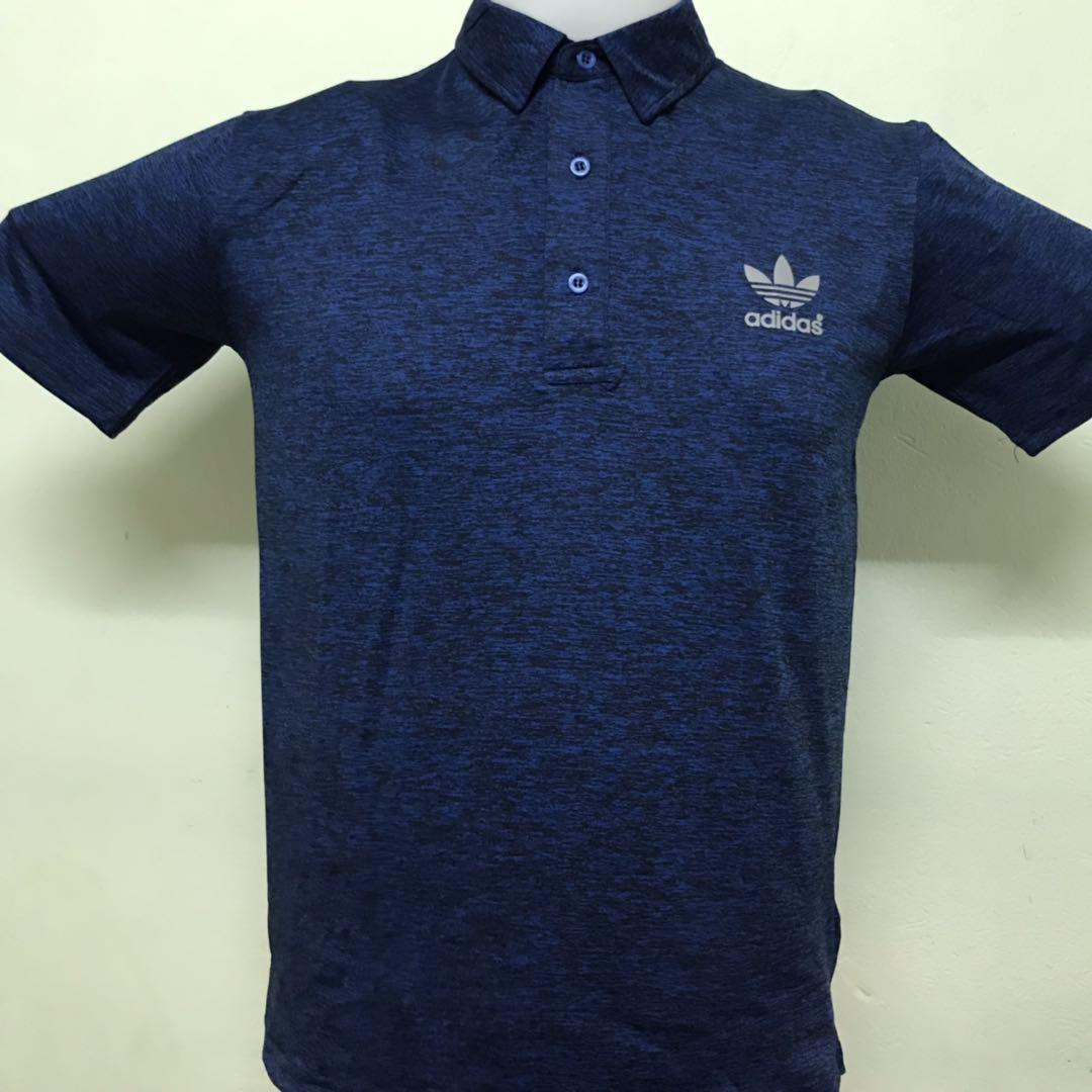 Adidas Fitness Quick Dry Golf Sports Casual Solid Color Polo Short Sleeve