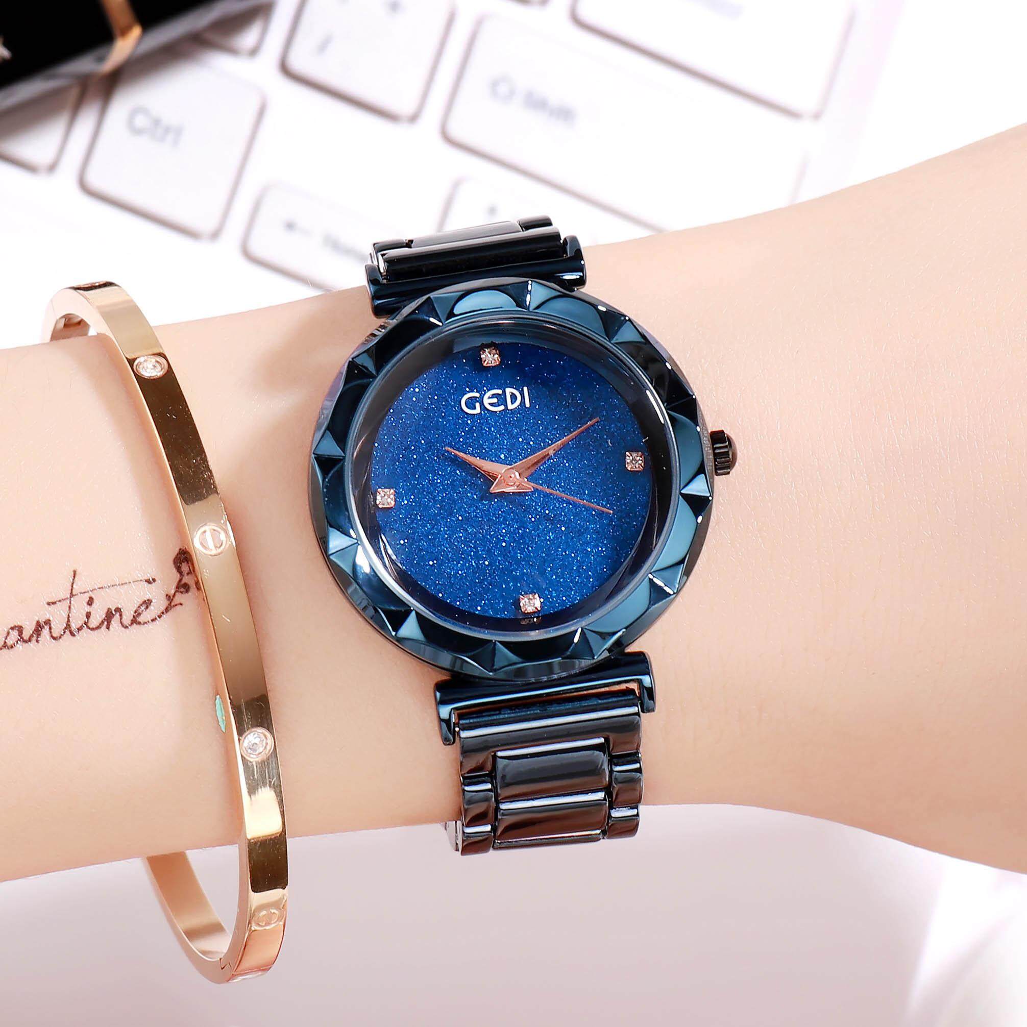 นาฬิกาข้อมือ GEDI รุ่น 81017 Women Fashion watches ของแท้ แถมกล่อง นาฬิกาแฟชั่น พร้อมส่ง (มีการชำระเงินเก็บเงินปลายทาง) Casual Bussiness Watch