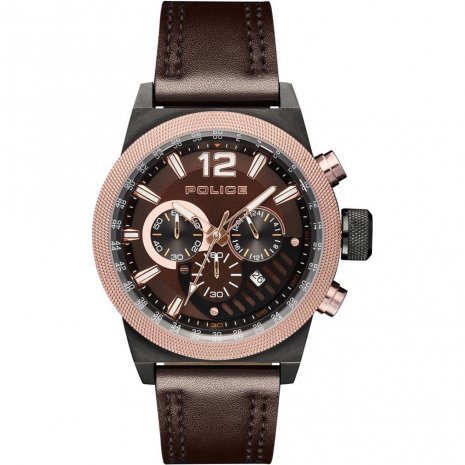POLICE นาฬิกาข้อมือผู้ชาย Police Ladbroke Brown Watch รุ่น PL-15529JSBBN/12 นาฬิกาข้อมือ ราคา 7,700 บาท*ส่งฟรี