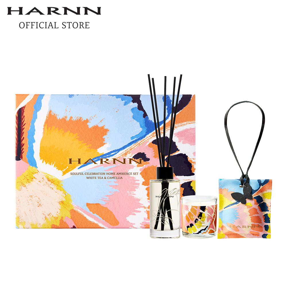 HARNN SOULFUL CELEBRATION HOME AMBIENCE SET WHITE TEA & CAMELLIA ราคา 2,474 บาท*ส่งฟรี