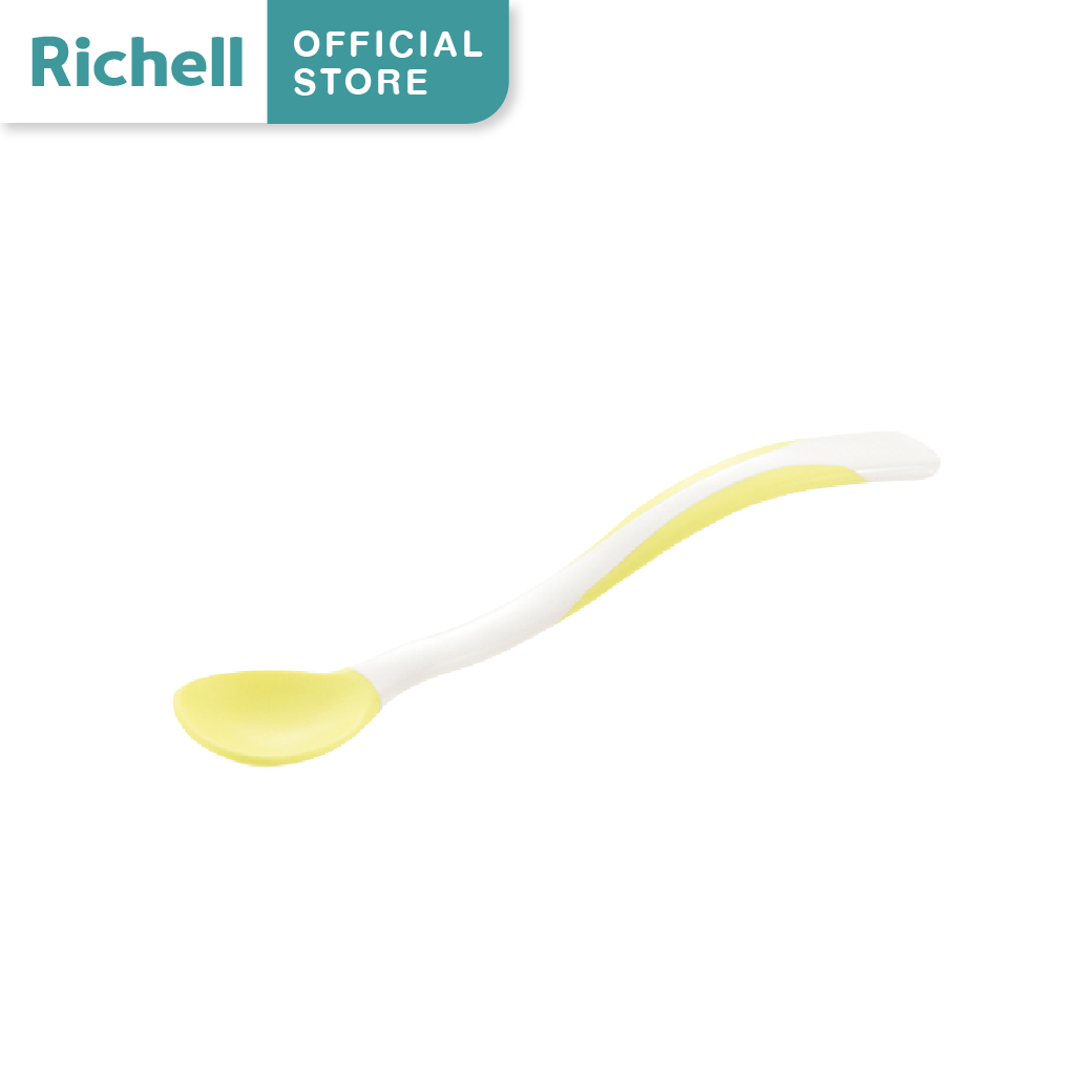 Richell (ริเชล) ฮิตที่สุดในเกาหลี ช้อนปลายนิ่ม TLI Soup Feeding Spoon ช้อนปลายนิ่มแบบพกพา BPA Free ราคา 150 บาท*ส่งฟรี