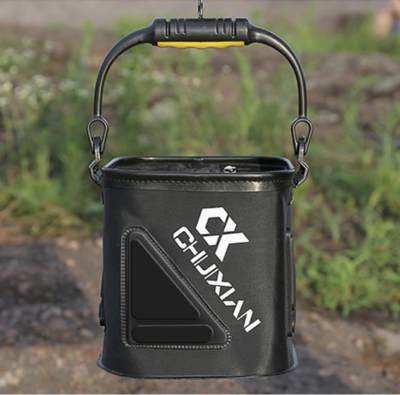 กระป๋องใส่น้ำ พับได้ กระป๋องตักน้ำ Collapsible Folding Fishing Bucket Outdoor Camping Panic Water Bucket