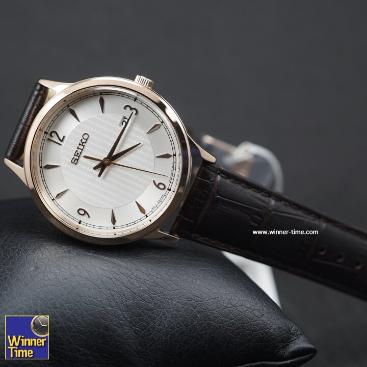 Winner Time นาฬิกา SEIKO Quartz SGEH88 Analog Men's Watch รับประกันบริษัท  ไซโก ประเทศไทย 1 ปี 