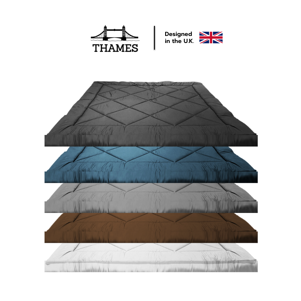 Thames itopper ท็อปเปอร์ ใยขนห่านเทียม การันตีความหนา 3 นิ้ว (ขนาด 3.5/5/6 ฟุต) ทอปเปอร์ topper microgel คุ้มค่า ราคา 799 บาท*ส่งฟรี