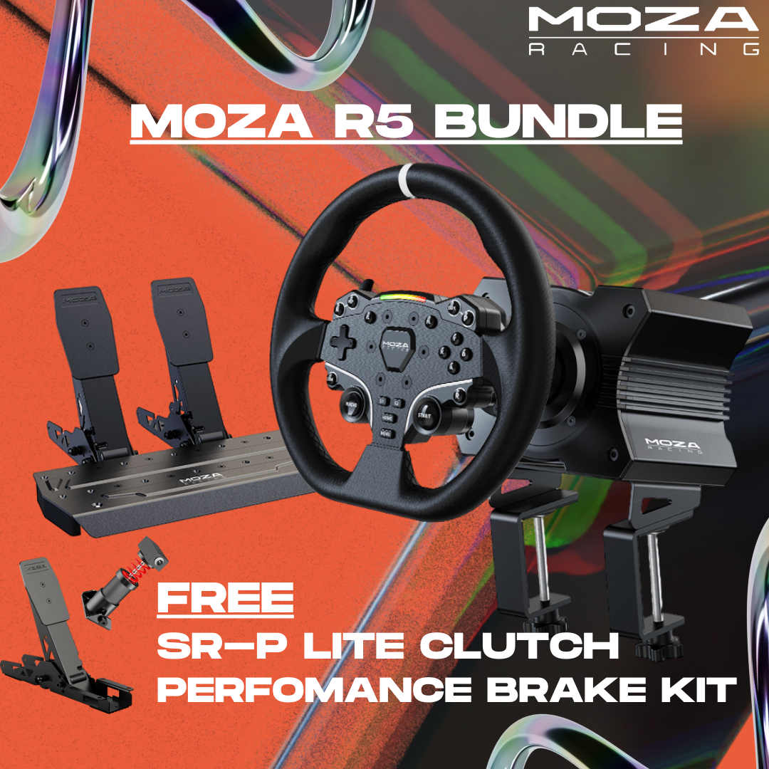 MOZA R5 BUNDLE ( 2 PEDALS ) ราคา 17,990 บาท*ส่งฟรี