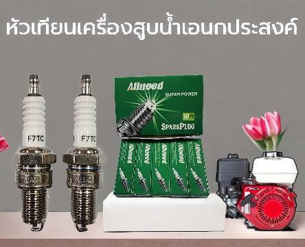 Spark Plug for Gasoline Engine Gx160 Gx168 Gx200 Engine Water Pump 5.5 6.5 Horsepower Thread Size 13.8mm. Quality Spare Parts ราคา 160 บาท*ส่งฟรี