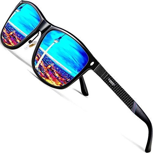 Men/'s Driving Polarized Sunglasses Al-Mg Metal Frame Ultra Light