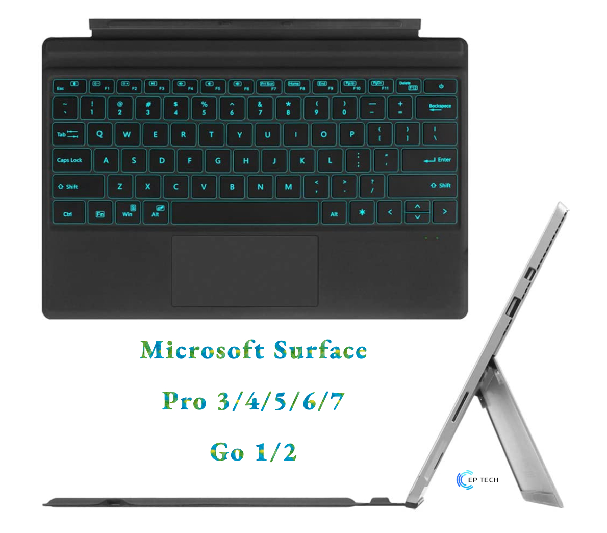 surface pro keyboard backlight