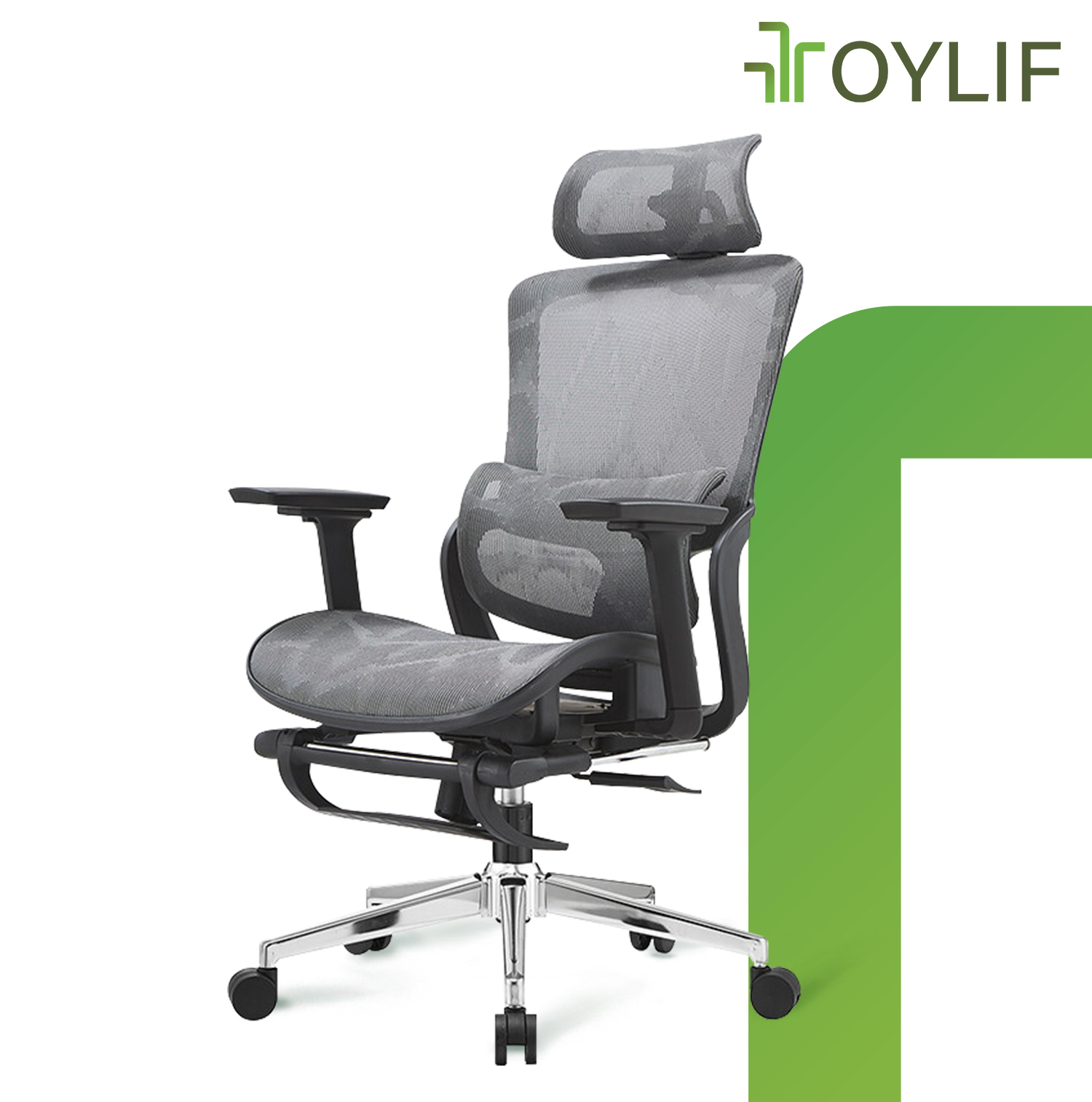 OYLIF Office Chair Computer Desk Chair Gaming Chair Ergonomic Chair Work Chair with Footrest with Head Support Waist【5 years warranty】YL6 ราคา 7,370 บาท*ส่งฟรี