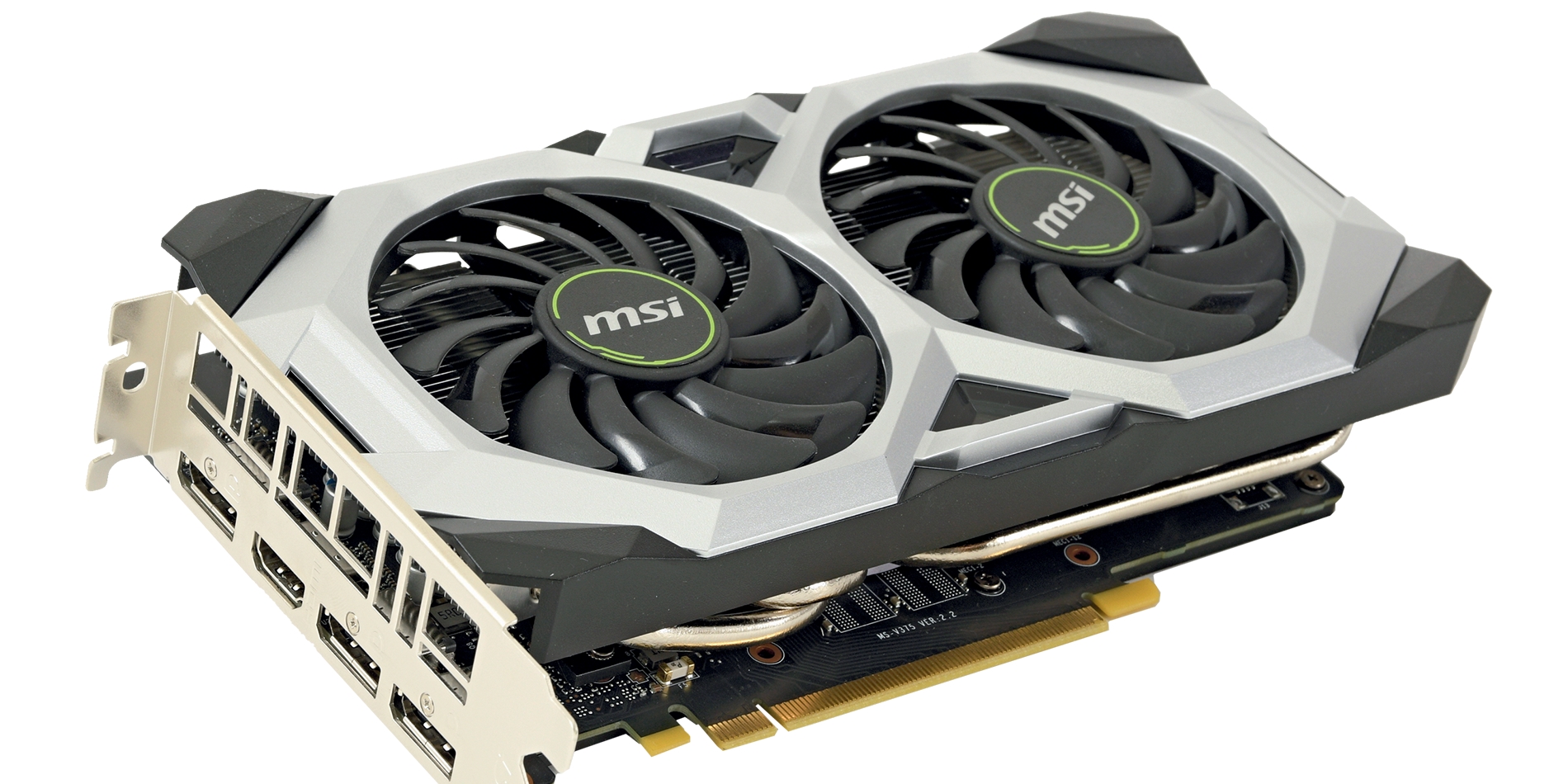 msi gpu nvidia graphic card RTX2060 12GB MSI VENTUS Boost Clock Memory Speed 1680 MHz 14 Gbps 12GB GDDR6 DisplayPort 3 v1.4a)HDMI x1Supports 4K 60Hz as specified in HDMI 2.0b รับประกัน 3 ปี ราคา 11,000 บาท*ส่งฟรี