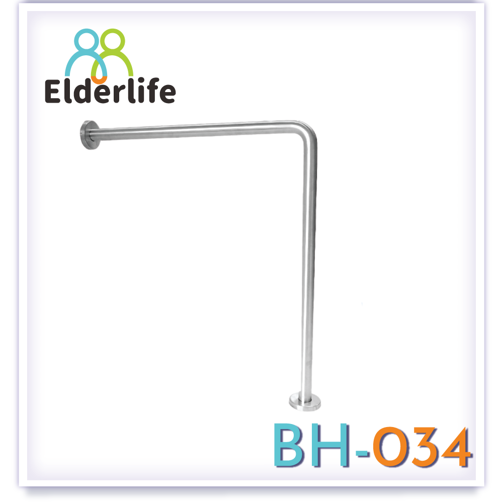 ราวจับผู้สูงอายุ Elderlife ราวจับกันลื่น สแตนเลส 304 รูปทรงตัว L รุ่น BH-034 ราคา 1,590 บาท*ส่งฟรี