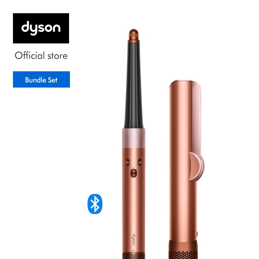 [Bundle Set] Dyson Airstrait ™ Straightener, Hair Straightener, and Dyson Airwrap I.D. ™ Multi-Styler and Dryer Hair Styling Equipment, Color Amber Silk ราคา 42,800 บาท*ส่งฟรี