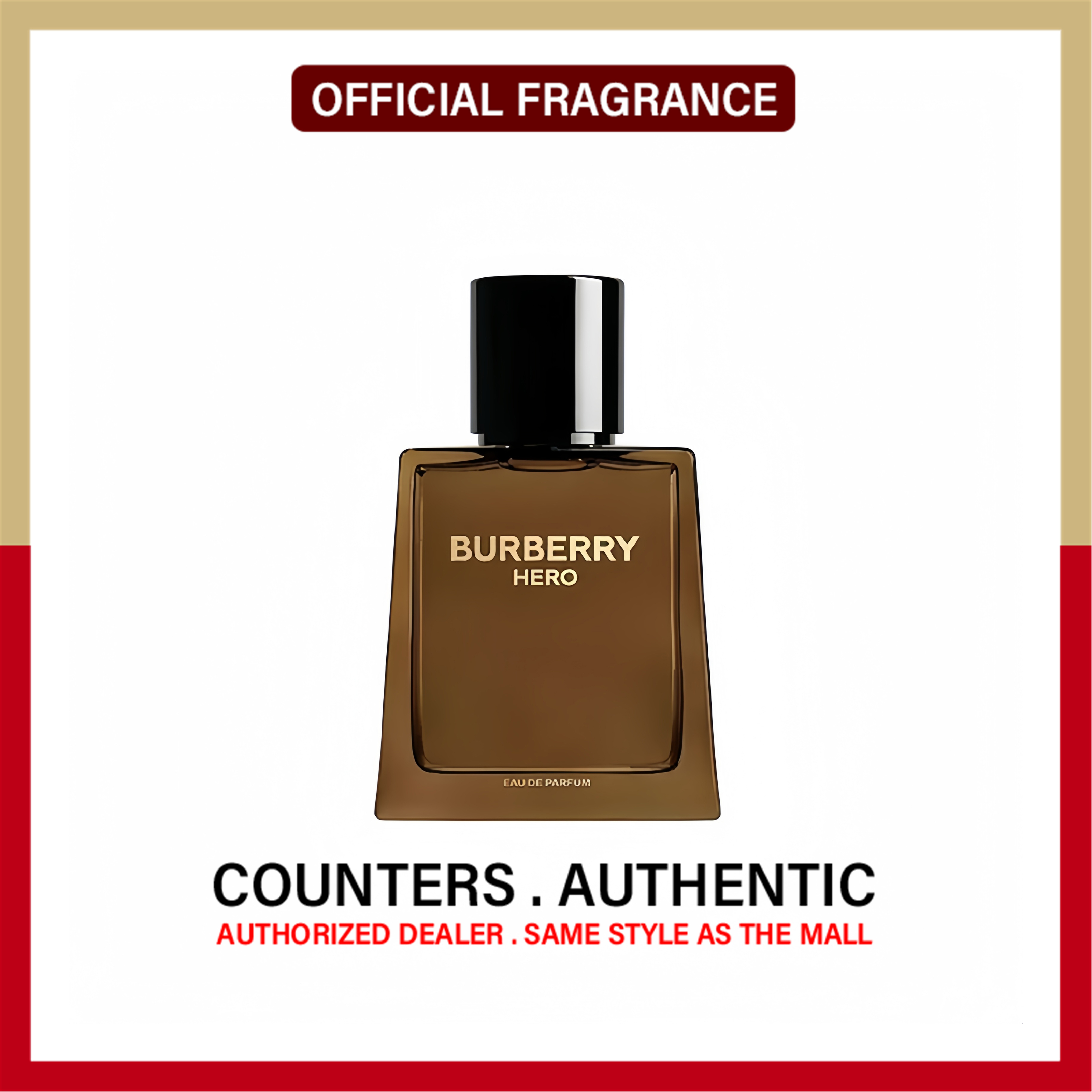 สินค้าเคาน์เตอร์แท้ Burberry Hero น้ำหอม 100ml Eau De Parfum ราคา 2,575 บาท*ส่งฟรี