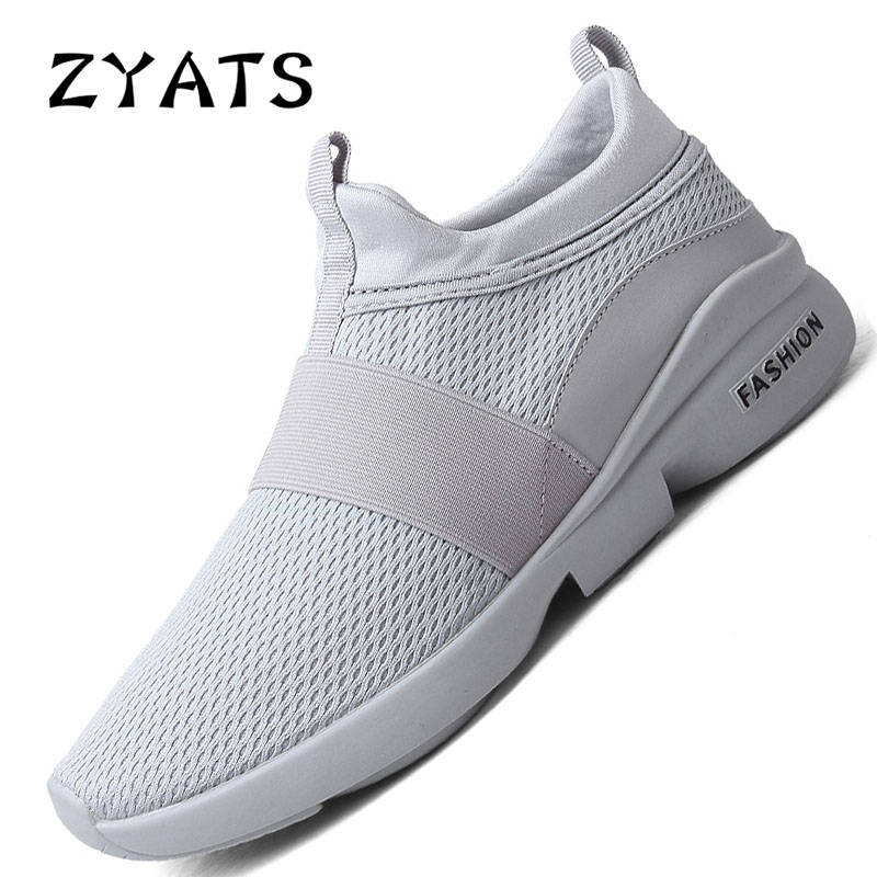 ZYATS แนวโน้มผู้ชายคลาสสิกของรองเท้า Slip-Ons Running Shoes เทรนด์แฟชั่นเพื่อช่วยรองเท้าลำลองขนาดเล็กขนาดใหญ่ 38-46 ราคา 399 บาท*ส่งฟรี