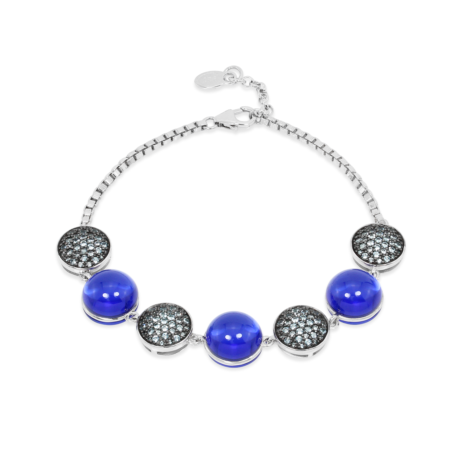 Lory Jewellery Eternity Bracelet B19002 Siamite #1710 Silver 925 สร้อนข้อมือ กำไลข้อมือ เงินแท้ 925 ราคา 4,200 บาท*ส่งฟรี