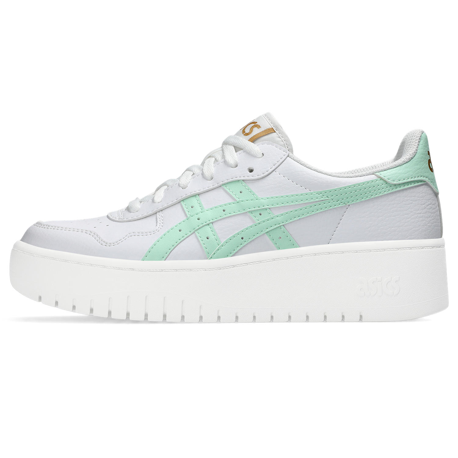 Asics :1202A024.130 Japan S Pf Women Sportstyle Women's Fashion Shoes, Genuine, White/Mint Tint ราคา 1,450 บาท*ส่งฟรี