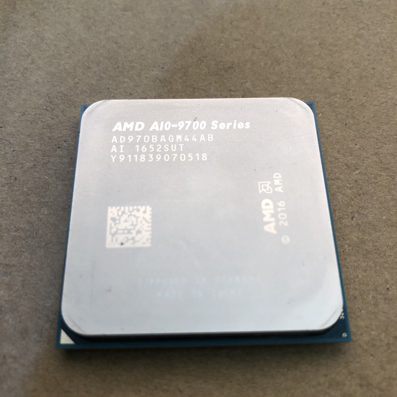 AMD A10-9700 APU Processor 3.50 GHz (3.80 Max Turbo) 4-Core Socket AM4 ราคา 500 บาท*ส่งฟรี