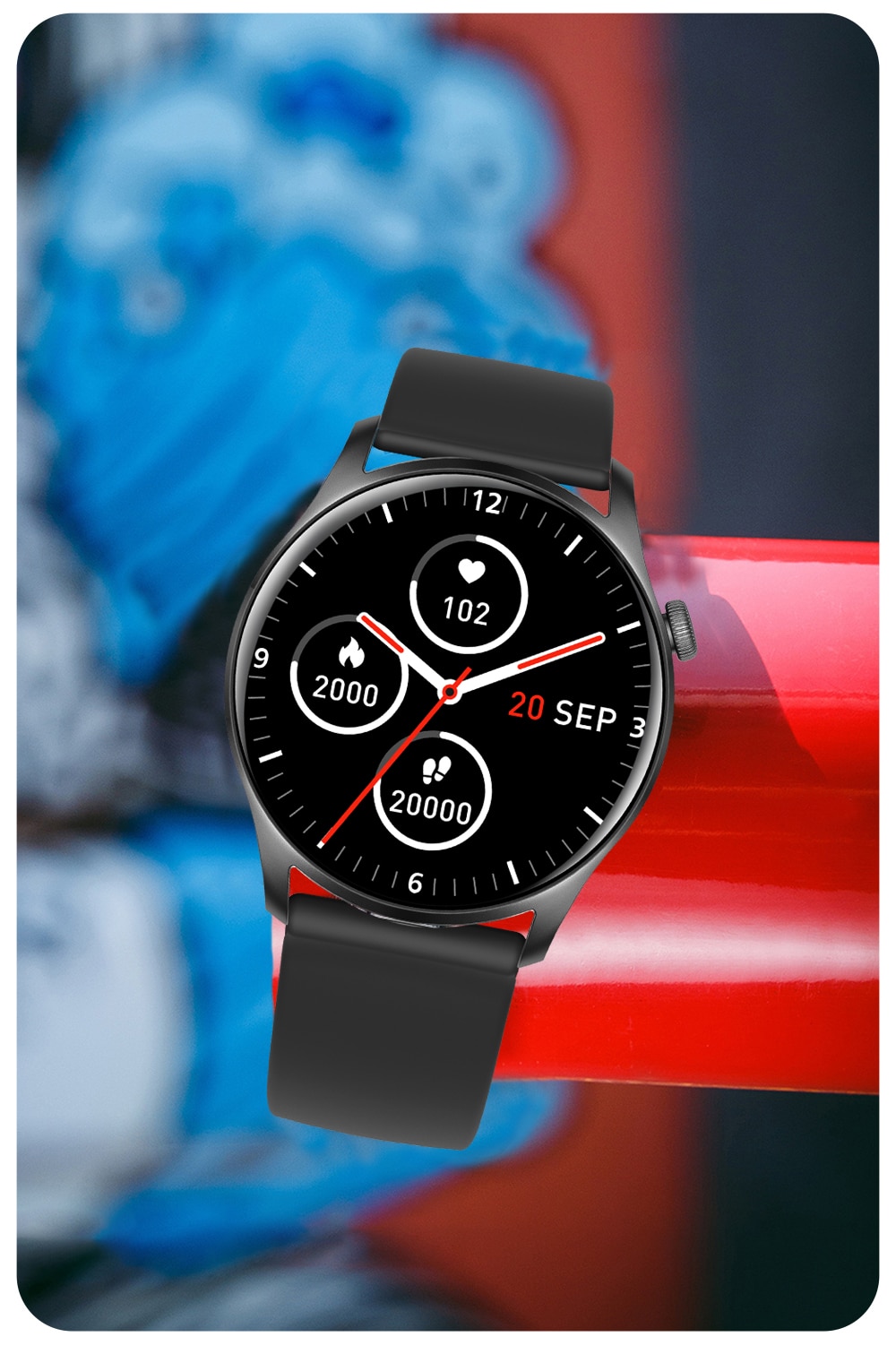 รูปภาพรายละเอียดของ SENBONO สมาร์ทวอทช์กีฬา Smartwatch Metal HR Sleep Monitor IP68กันน้ำ Android IOS Global Version