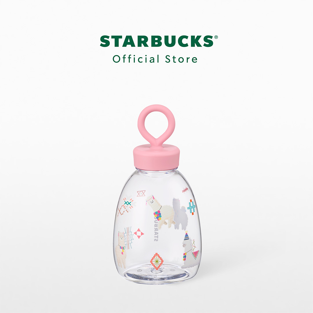 Starbucks Bohemian Alpaca Pattern Water Bottle 16oz. ขวดน้ำสตาร์บัคส์พลาสติก ขนาด 16ออนซ์ A11153932 ราคา 440 บาท*ส่งฟรี