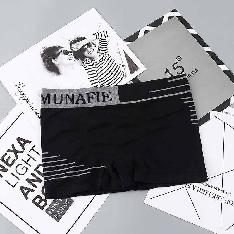 รายละเอียดเพิ่มเติมเกี่ยวกับ ชุดชั้นในผู้ชาย XM Home กางเกงซับใน กางเกงในผู้ชาย กกน กางเกงใน กางเกงในยืดหยุ่น  MUNAFIE ผ้าทอฟรีไซส์ กางเกงบ็อกเซอร์