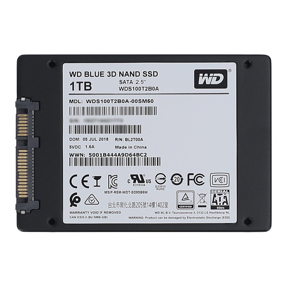 รายละเอียดเพิ่มเติมเกี่ยวกับ ⚡️ WD SSD BLUE SATA 1TB (WDS100T2B0A)(เอสเอสดี) WD SSD SATA3 2.5/ Warranty 5 YEAR BY SYNNEX