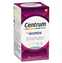 ภาพขนาดย่อของภาพหน้าปกสินค้าCentrum for Women /Men/Women/Women50+ ขนาด 90 เม็ด วิตามินรวม เลขทะเบียน AUST L 293158 จากร้าน AandA SHOPPING ONLINE บน Lazada