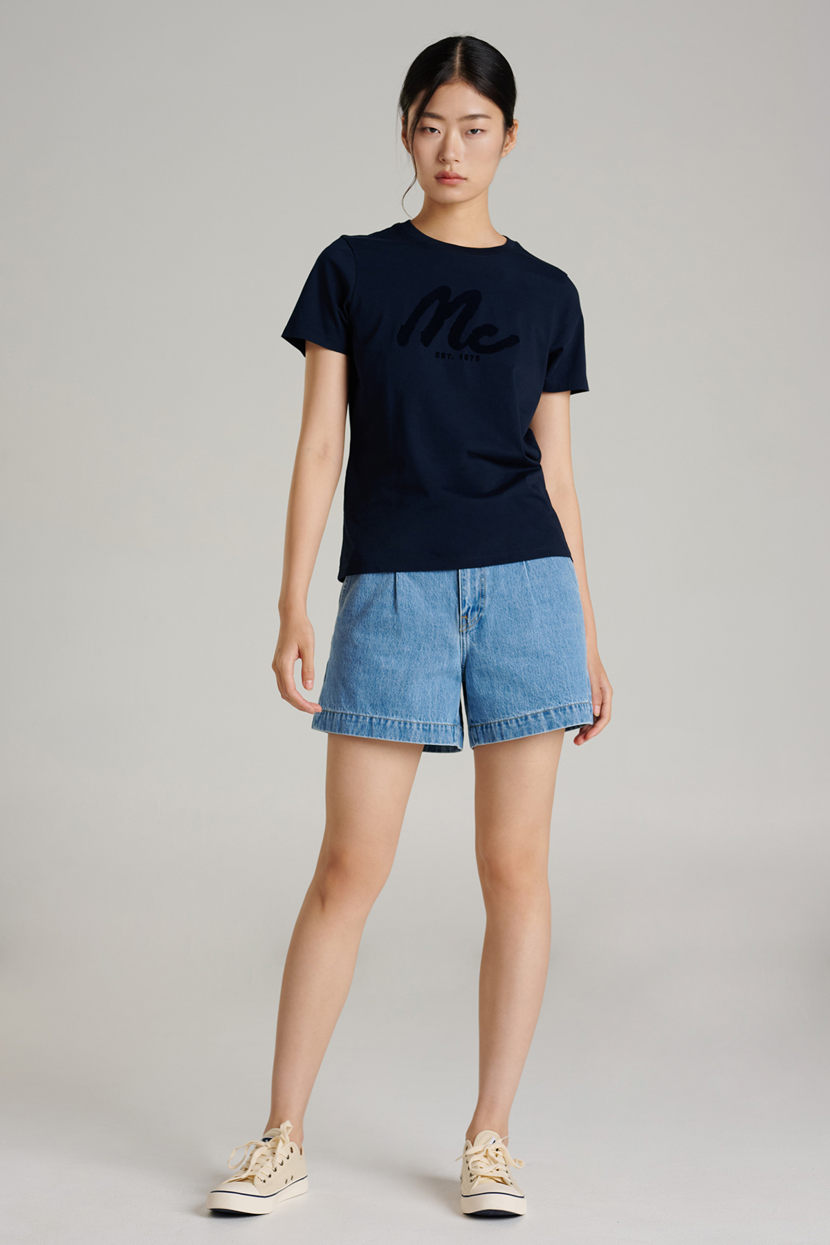 Mc jeans เสื้อยืดแขนสั้นผู้หญิง คอกลม MTTZ670 ราคา 447 บาท*ส่งฟรี