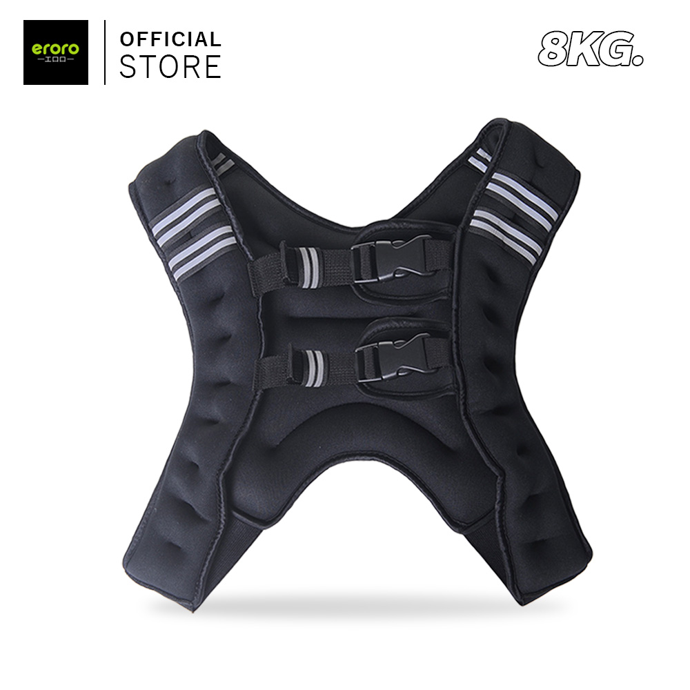 เสื้อกั๊กถ่วงน้ำหนัก สำหรับออกกำลังกาย ขนาด 5 กก. และ 8 กก. Weighted Vest Strength Training ราคา 569 บาท*ส่งฟรี