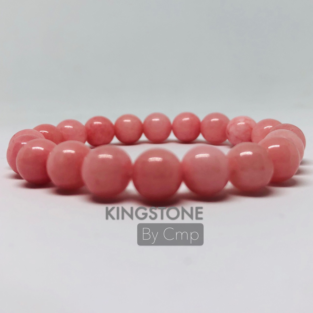 Valentine Pink opal กำไลหินแห่งความหวังและความรัก 8 mm 10 mm 12 mm
