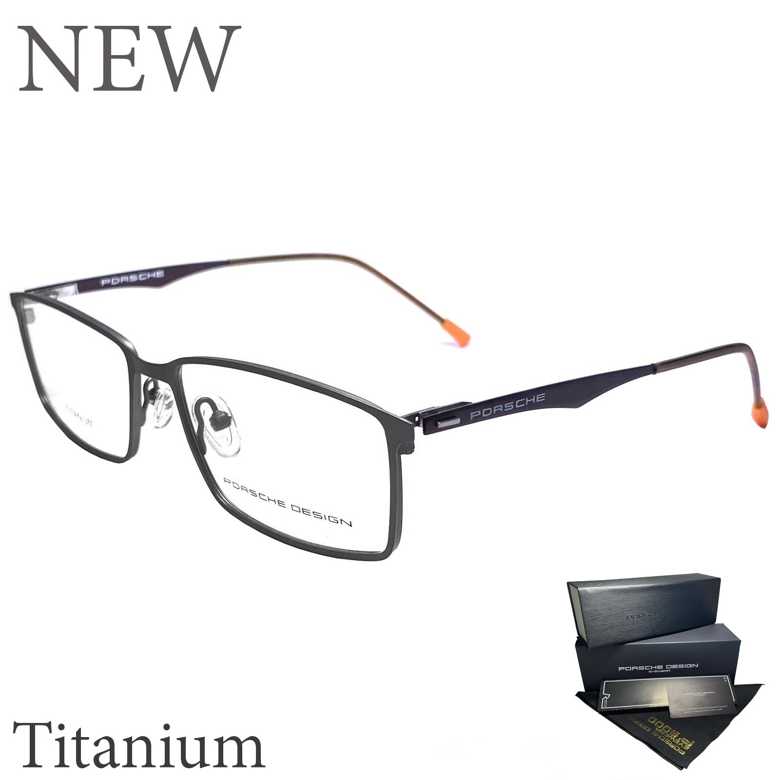 Fashion แว่นตา ทรงสปอร์ต กรอบแว่นตา สำหรับตัดเลนส์ แว่นตา 22 สีเทา ไทเทเนียม Titanium ขาสปริงไม่ใช้น็อต น้ำหนักเบา ทนทาน รับตัดเลนส์ ราคา 1,997 บาท*ส่งฟรี