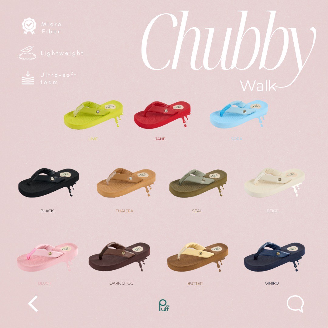 PUFFSHOES.OFFICIAL : CHUBBY WALK SANDAL ราคา 1,290 บาท*ส่งฟรี