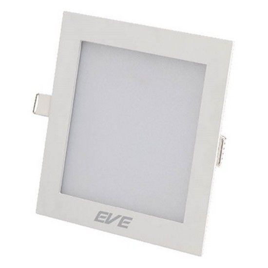 EVE LIGHTING โคมไฟดาวน์ไลท์ LED หน้าเหลี่ยม  12 W. WARMWHITE รุ่น PANEL LIGHT 12W WW S ขนาด 5 นิ้ว ส  Downlight
