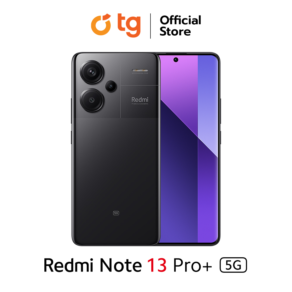 สมาร์ทโฟน โทรศัพท์มือถือ Xiaomi Redmi Note 13 Pro Plus โทรศัพท์มือถือ รับประกันศูนย์ 1 ปี แถมฟรีประกันจอแตก