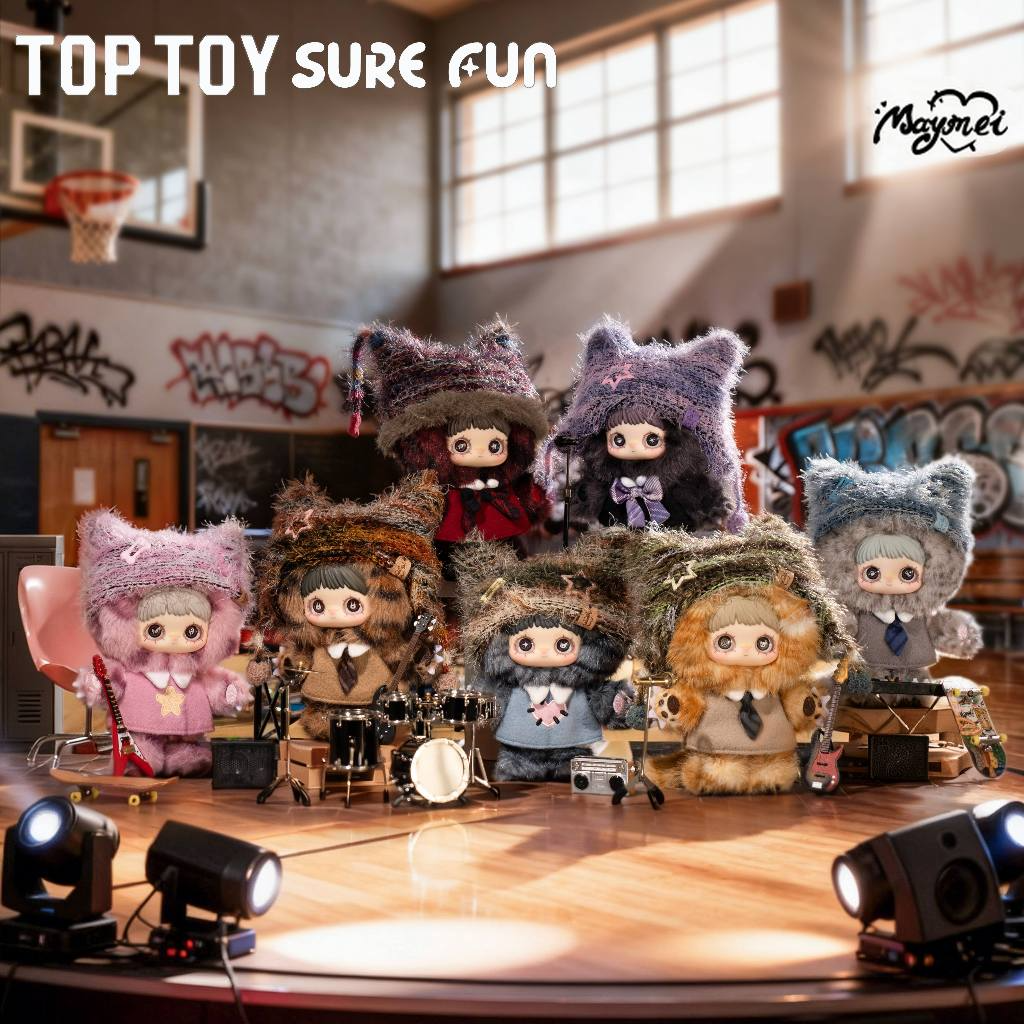 Toptoy X Maymei Cat School Plush Doll Collectibles Maymei-Kitten Academy Series Plush Doll Blind Box ราคา 580 บาท*ส่งฟรี