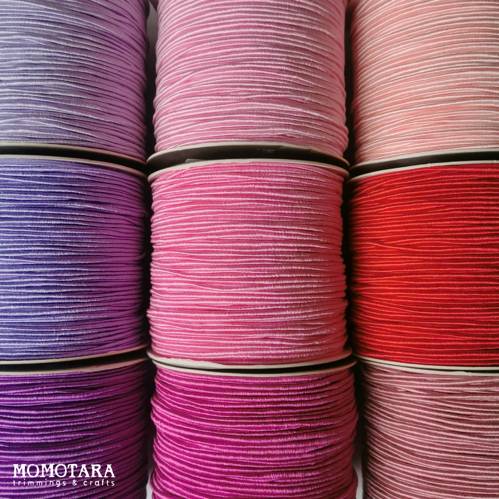 MOMOTARA No.1503 เส้นด้ายกลม เส้นด้ายกิมป์ Gimp Yarn ขนาด0.2 CM